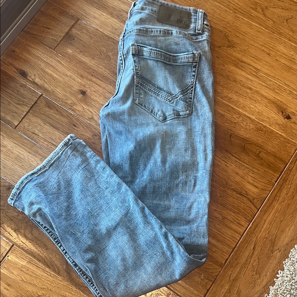BKE Light Blue Denim Jeans mens 30x30